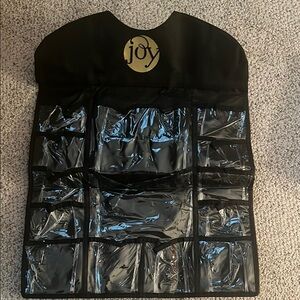 NWOT Joy Mangano Black Hanging Organizer